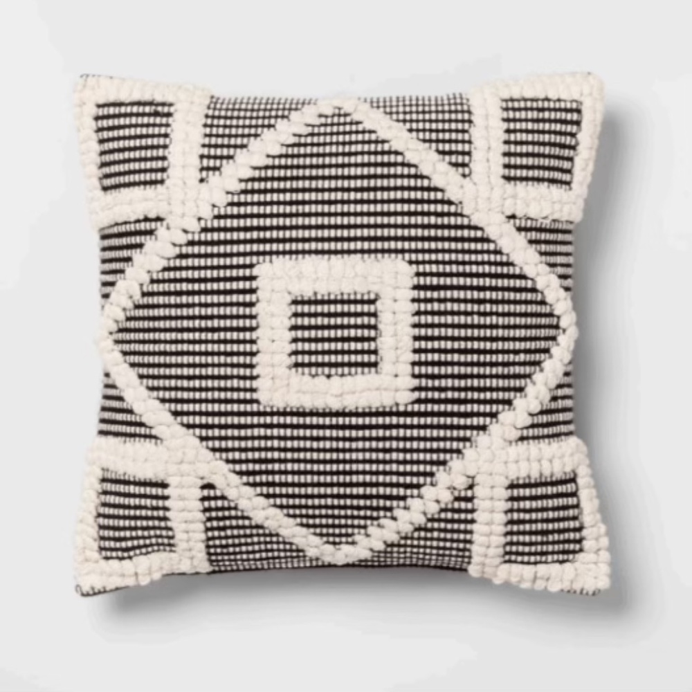 Target Opalhouse Black Diamond Pillow